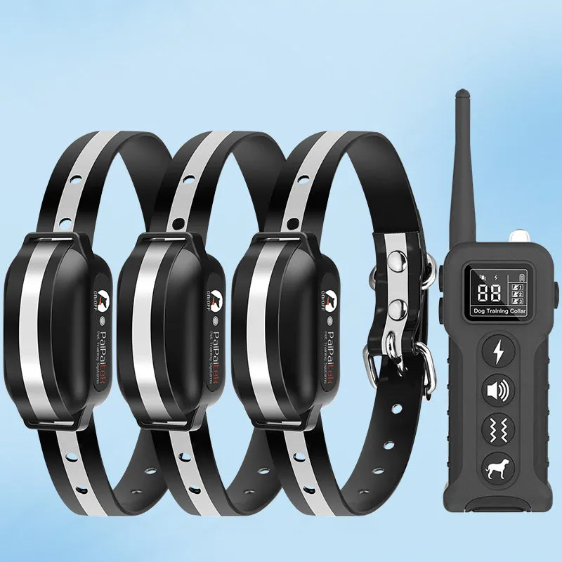 2023 New 3 dogs system remote control dog training collar with static shock PD 518