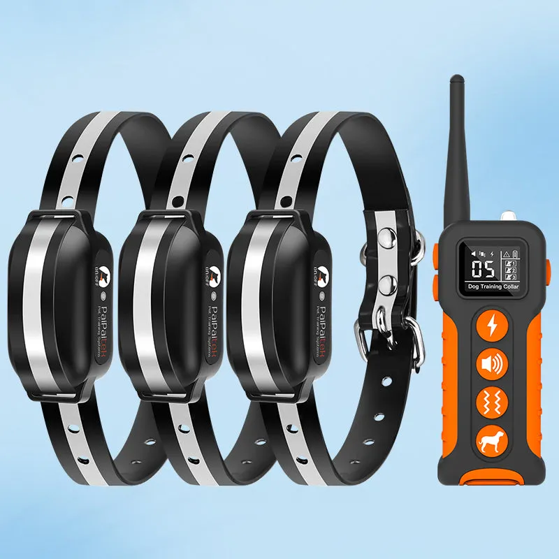 2023 New 3 dogs system remote control dog training collar with static shock PD 518