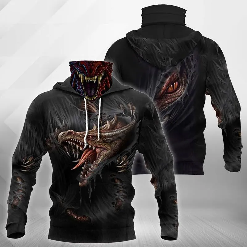 21 3D DRAGON Hoodie