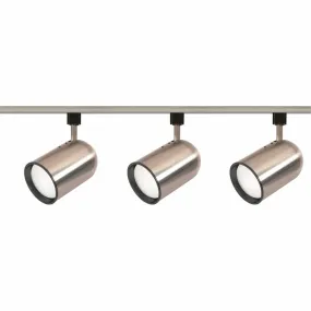 3 LIGHT BRUSHED NICKEL R30 BULLET KIT