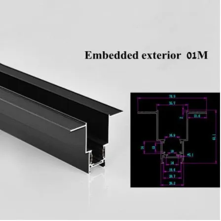 48V Magnetic LED Track Light