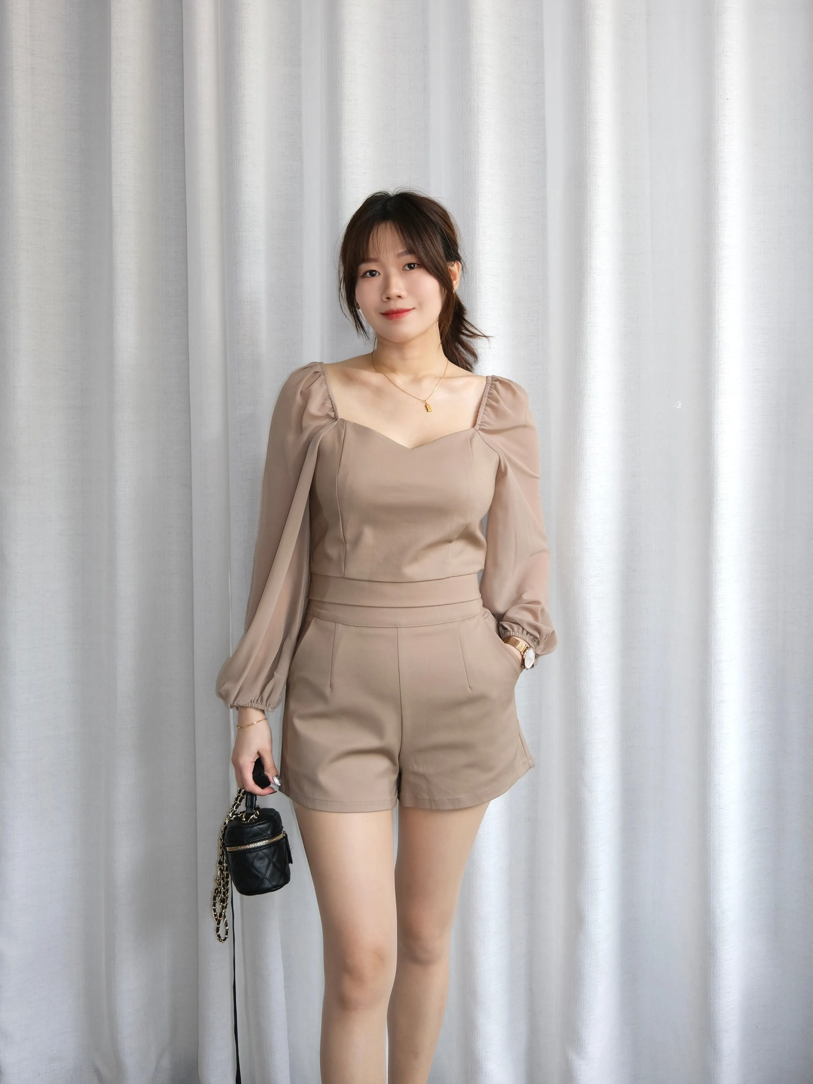 ACEWIN V-Shape High Waist Shorts (Size S-XL) 501759