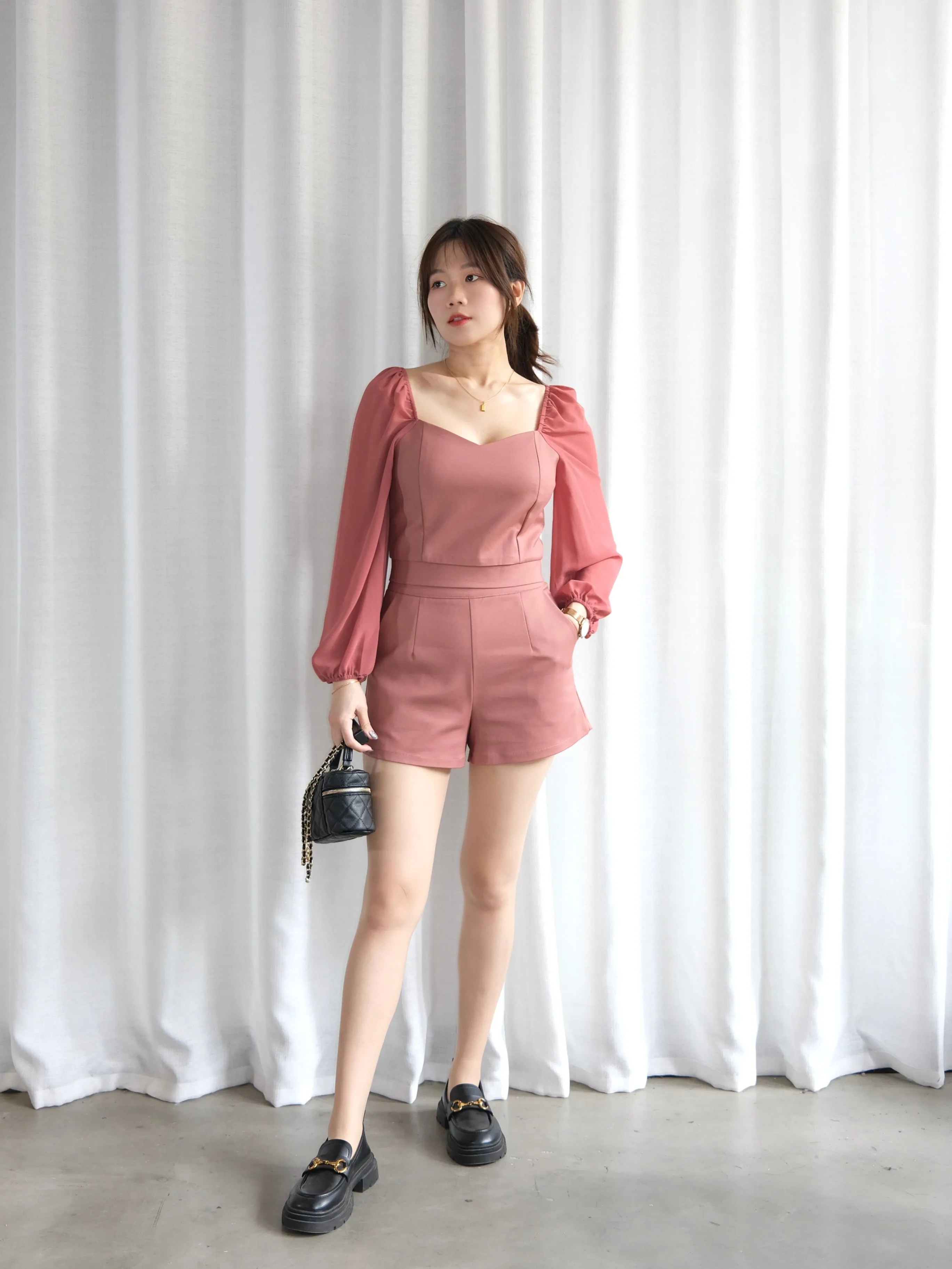 ACEWIN V-Shape High Waist Shorts (Size S-XL) 501759