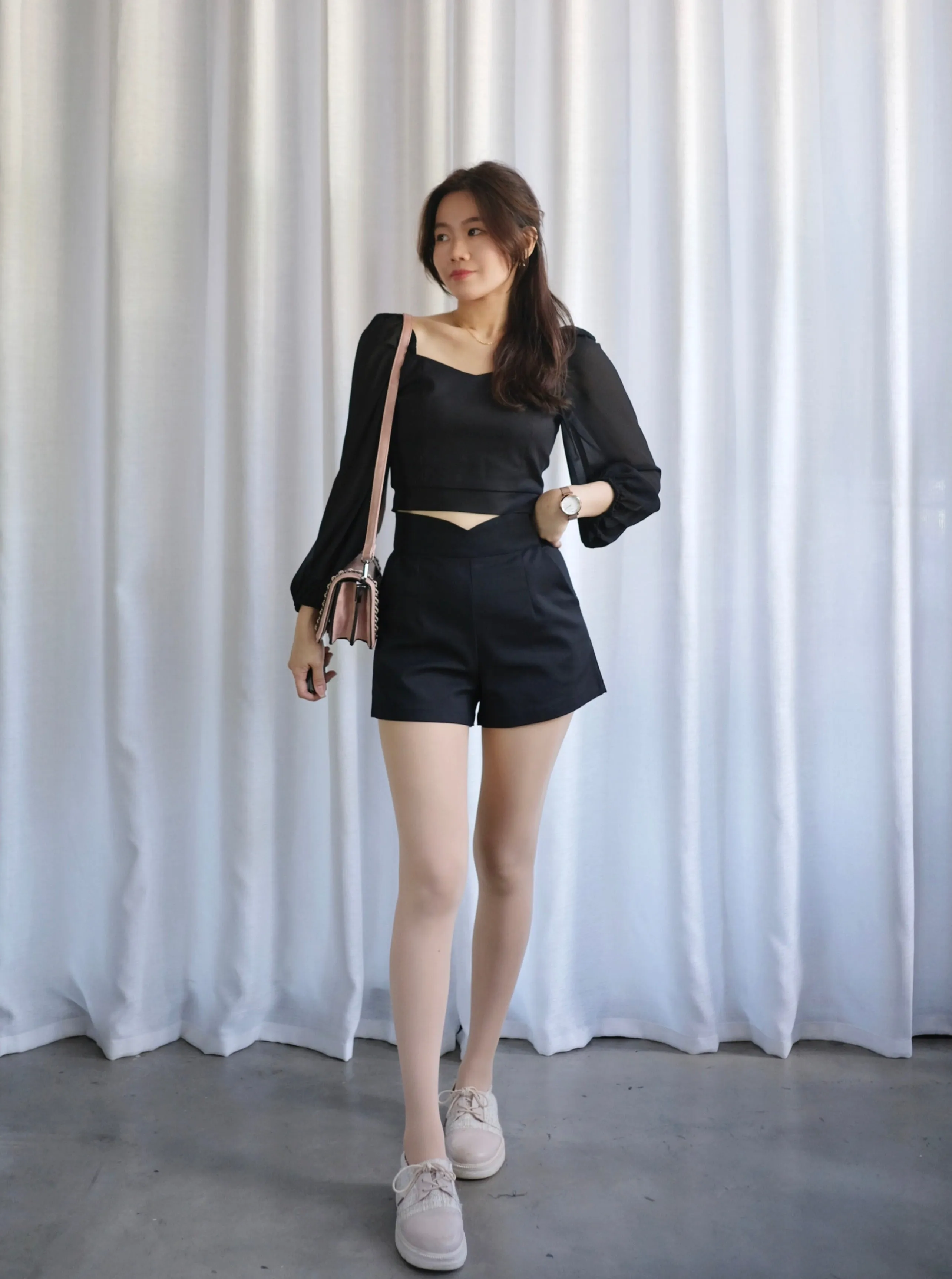 ACEWIN V-Shape High Waist Shorts (Size S-XL) 501759