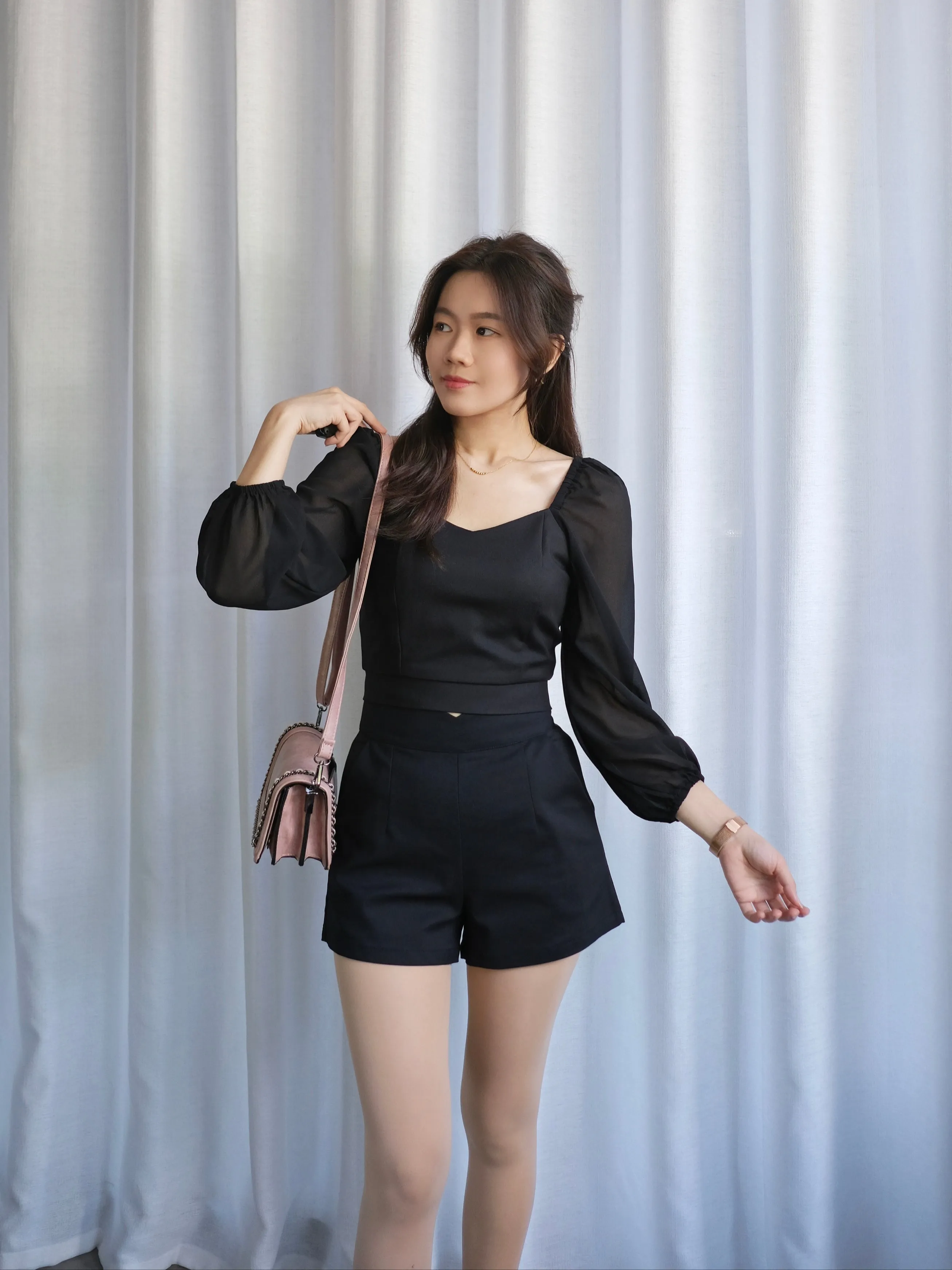 ACEWIN V-Shape High Waist Shorts (Size S-XL) 501759