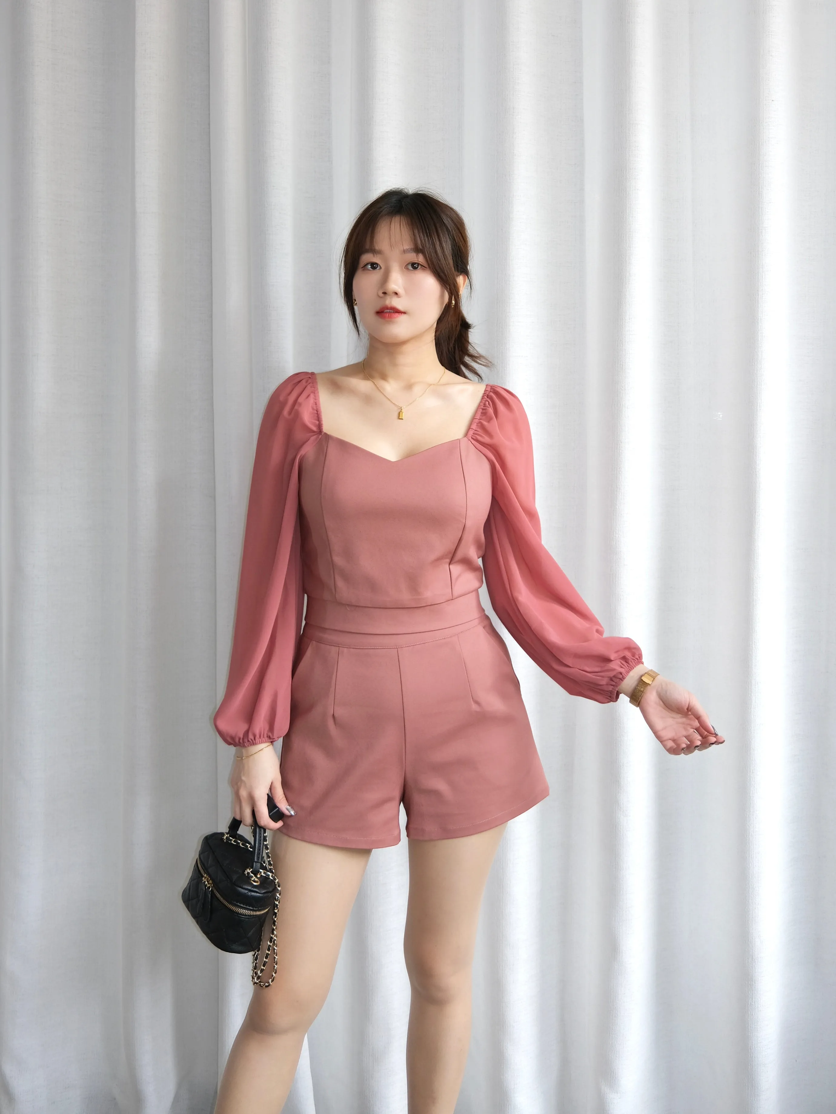 ACEWIN V-Shape High Waist Shorts (Size S-XL) 501759