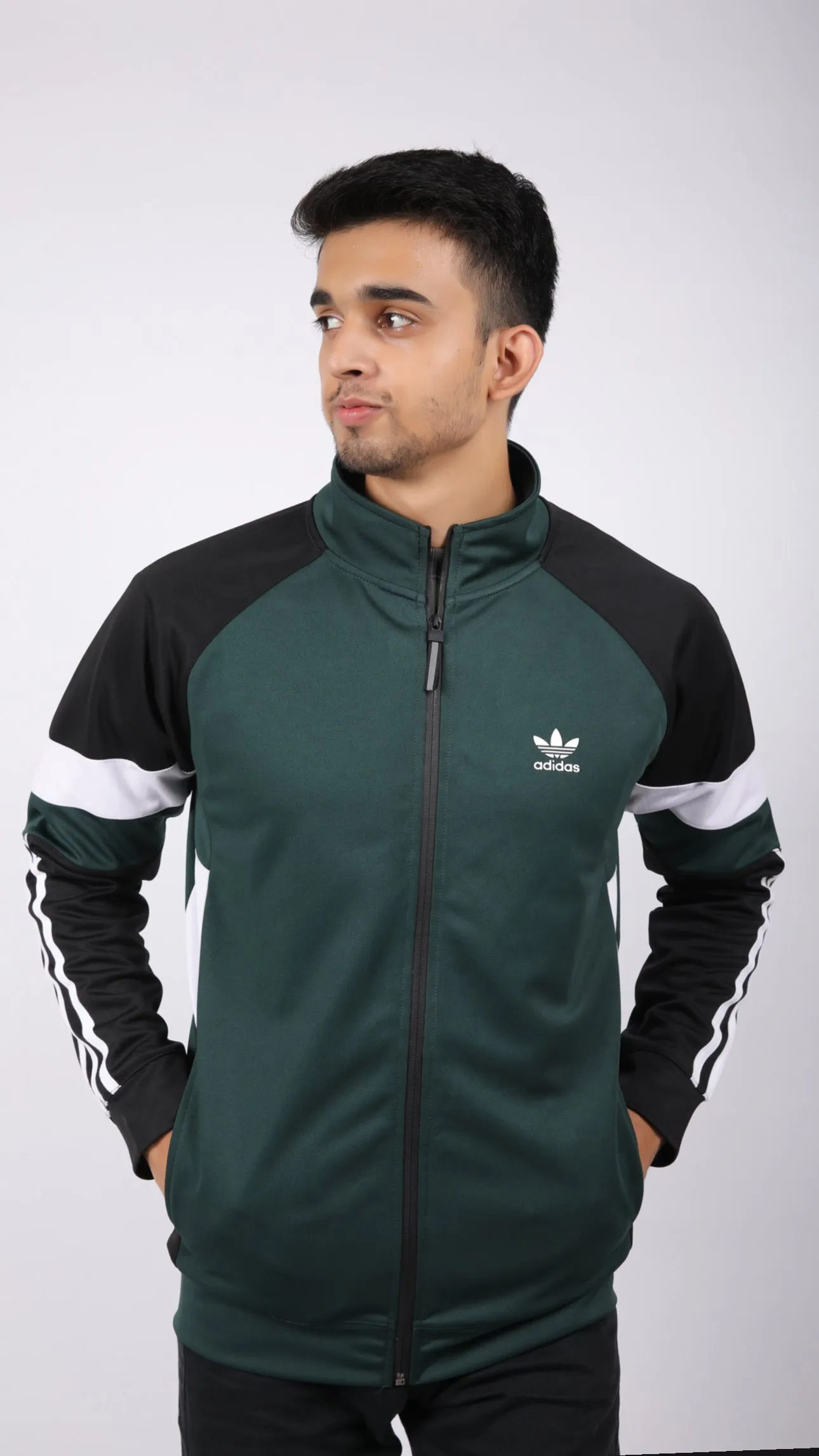 Adi Green Track Jacket - Imported