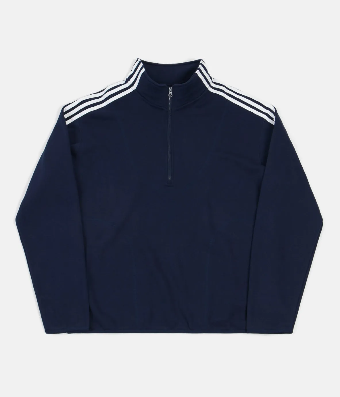 Adidas Terry Track Jacket - Collegiate Navy / White