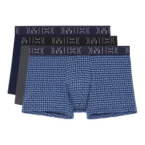 Alex #2 Boxer Briefs 3-Pack | Navy/Navy Print/Grey 402436-T034
