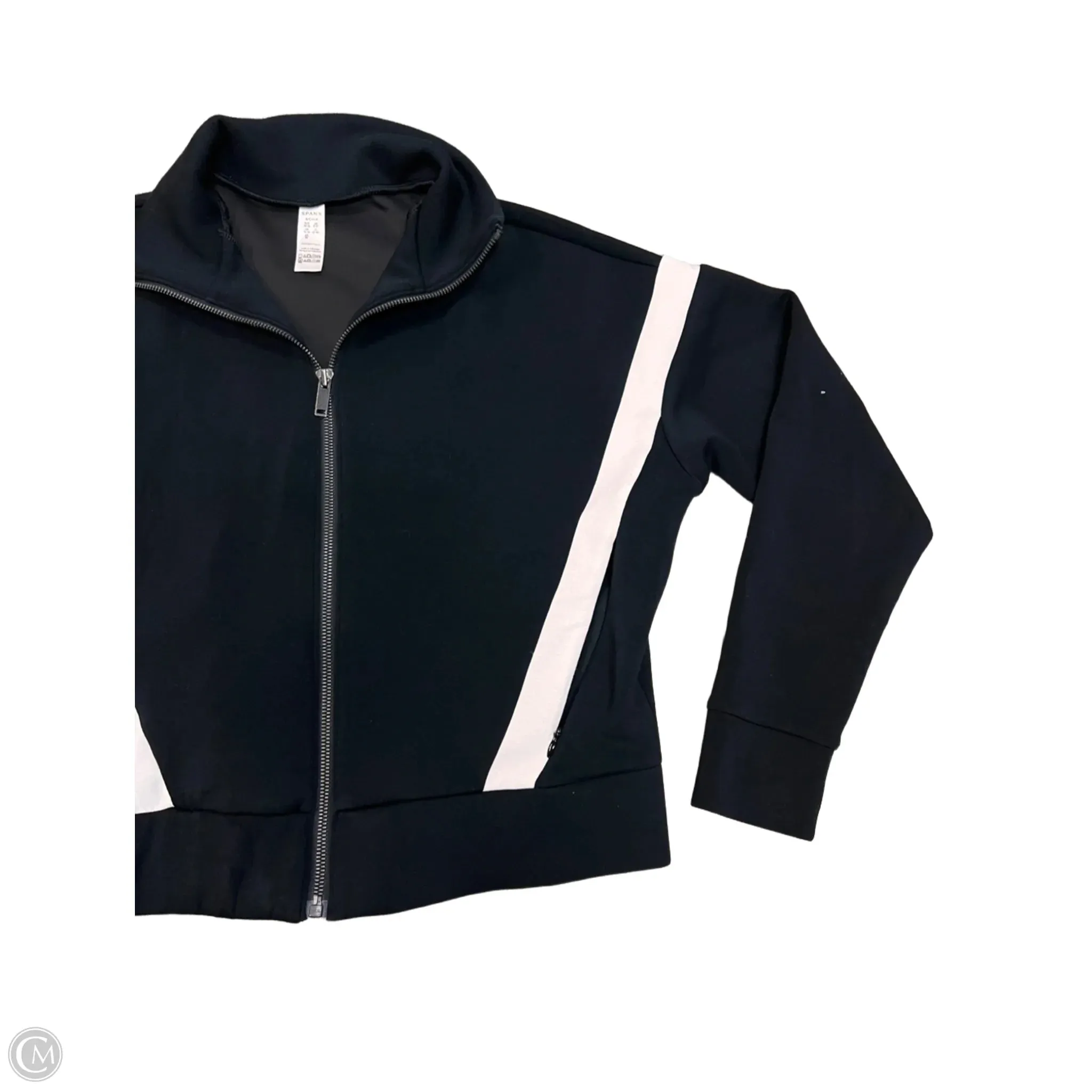 Athletic Jacket By Spanx In Black, Size: S