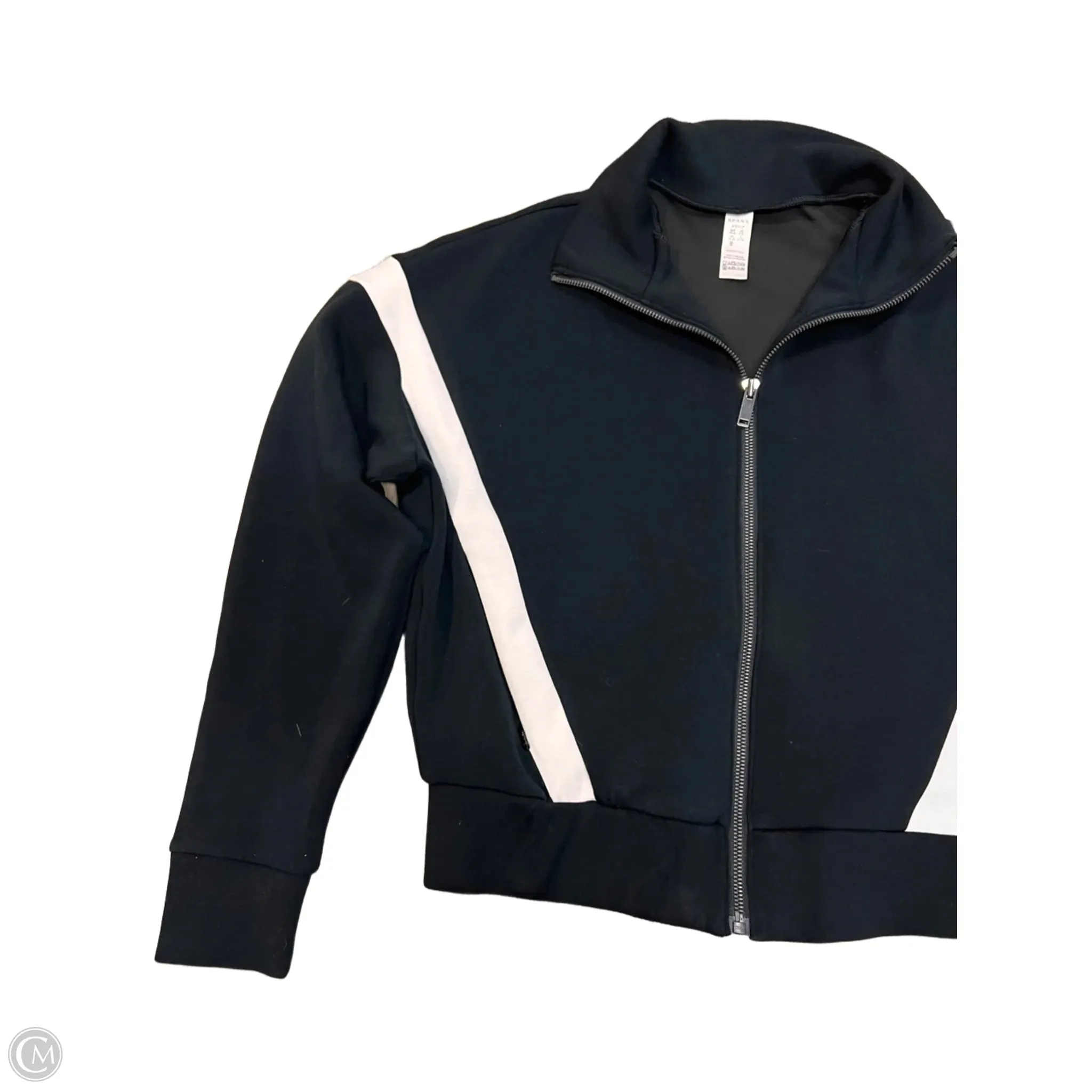 Athletic Jacket By Spanx In Black, Size: S