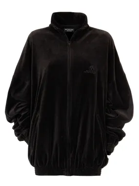 Balenciaga Velour Track Jacket