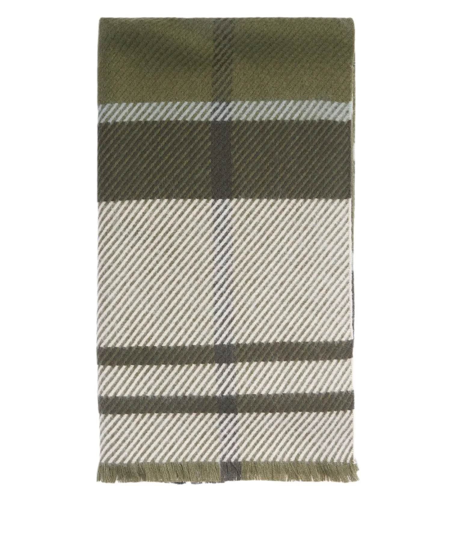 Barbour Womens Scarf Blair Tartan Ancient Loden