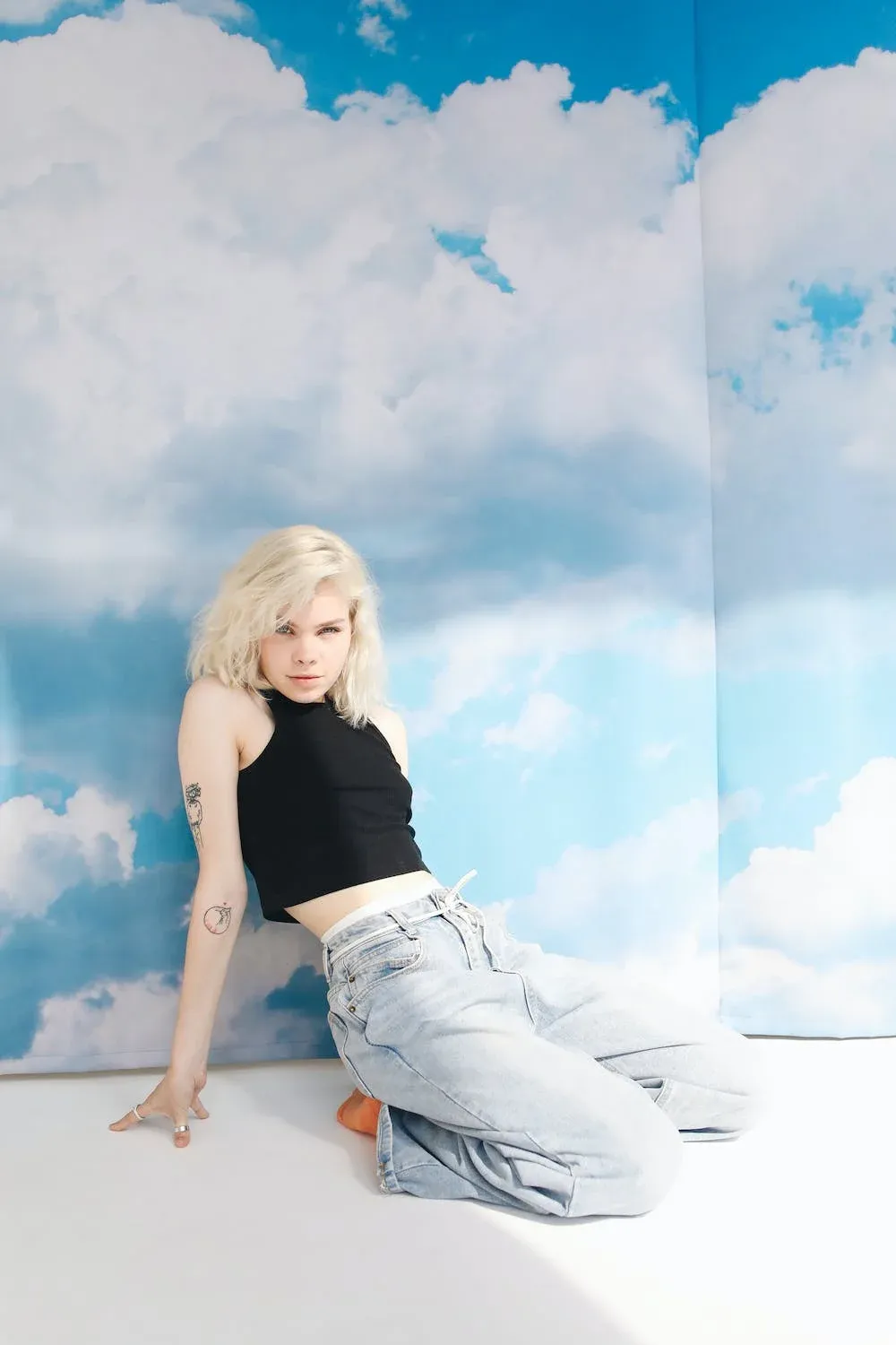 Basic Short Sleeve Scoop Neck Crop Top