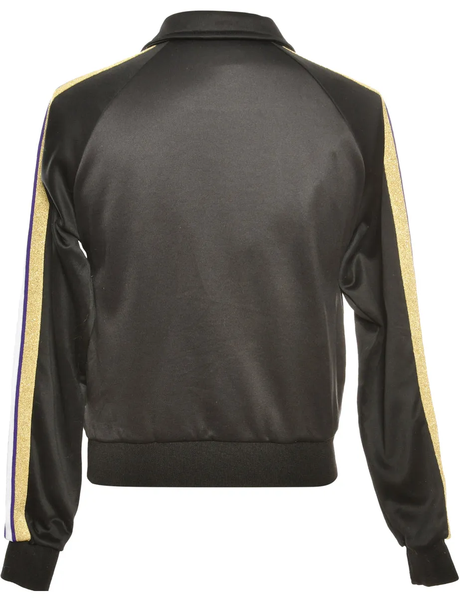 Black CATS Track Top - S