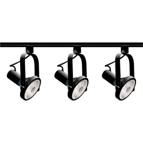 BLACK PAR30 GIMBAL RING TRACK