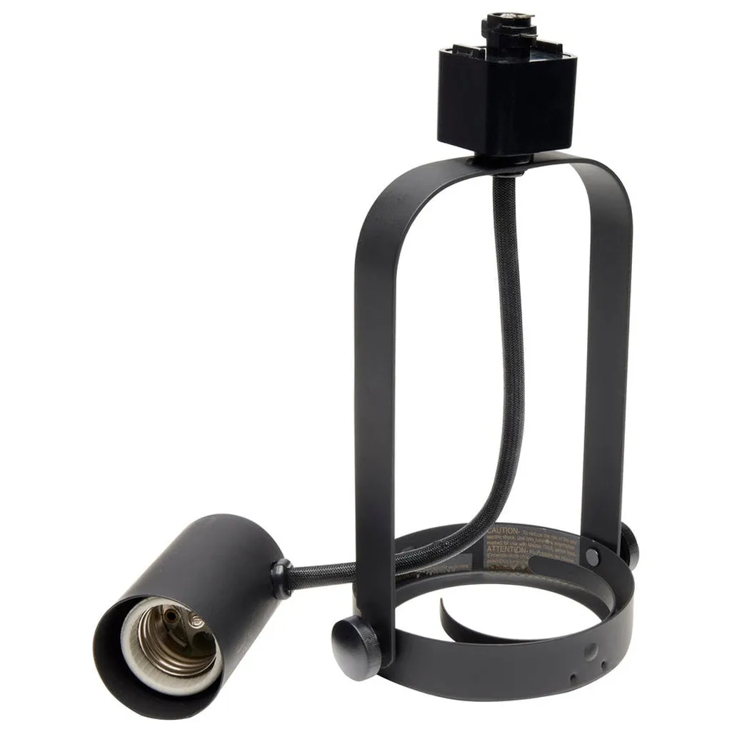 BLACK PAR30 GIMBAL RING TRACK