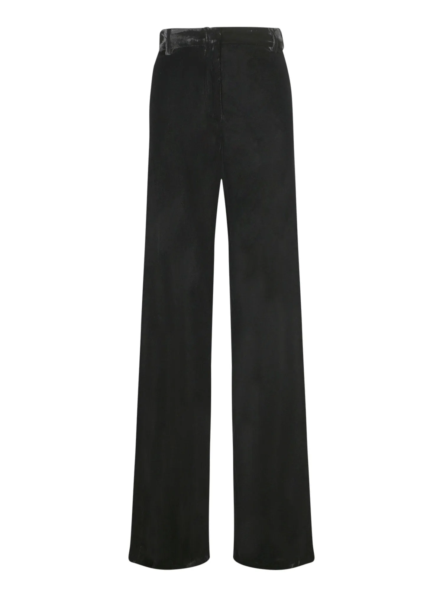 Black Velvet Palazzo Pants