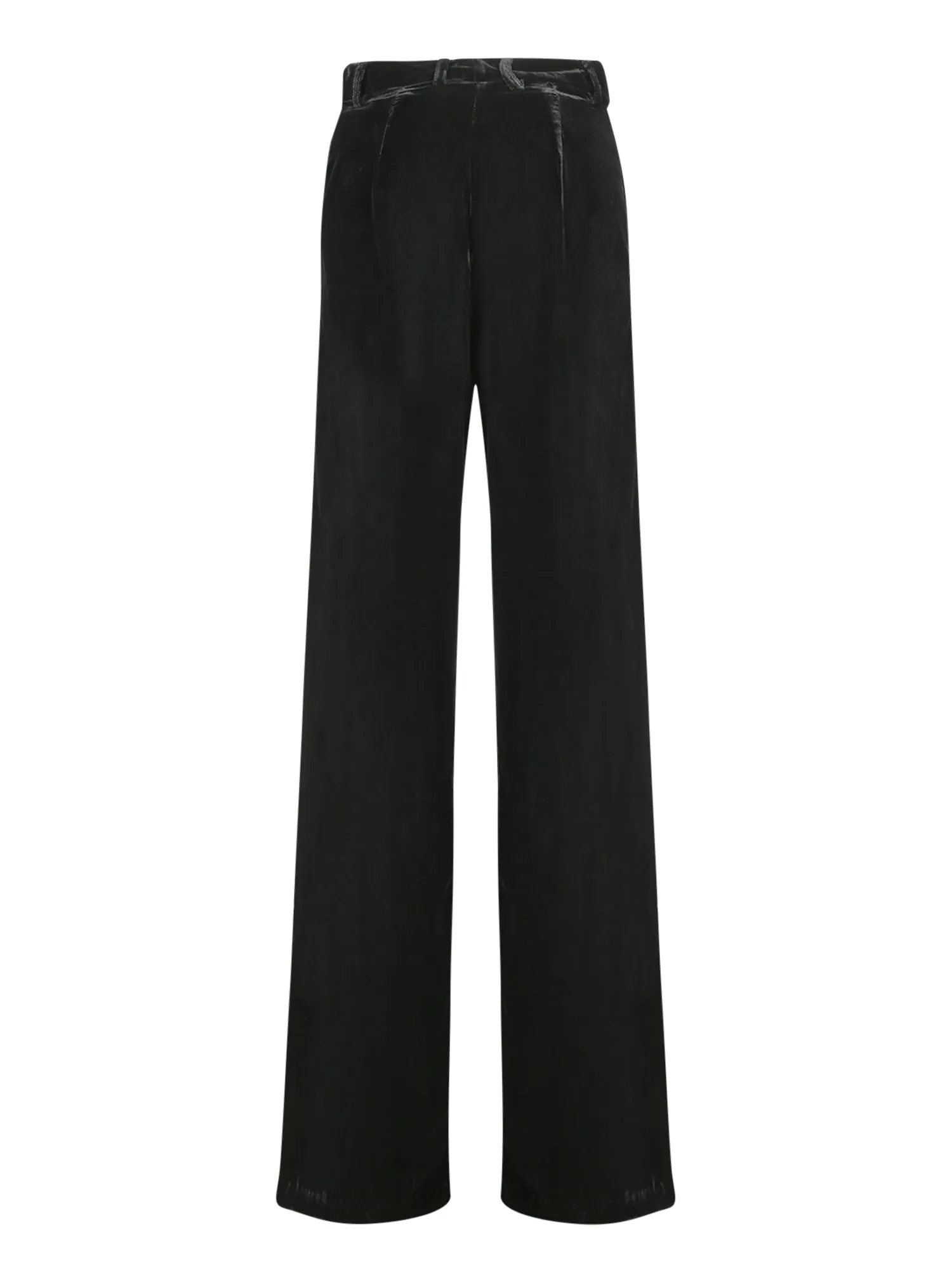 Black Velvet Palazzo Pants
