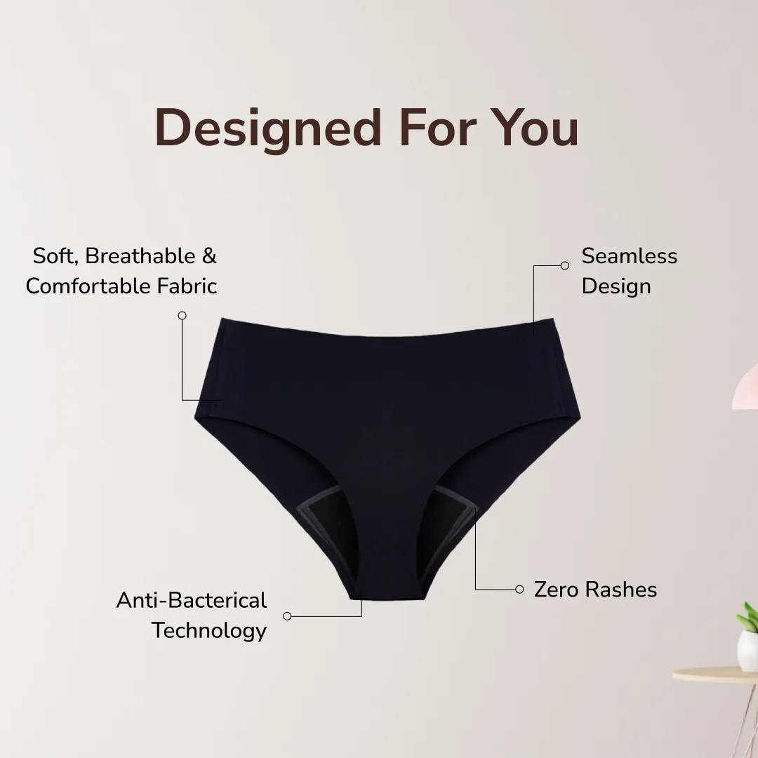 Bladder  Leakproof Underwear To Absorb Urine Leaks | Seamless Style Pack Of 3