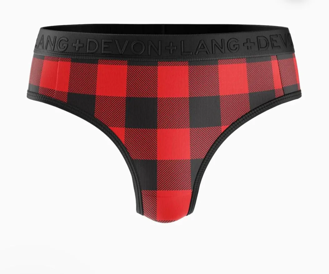 Buffalo Check Thong