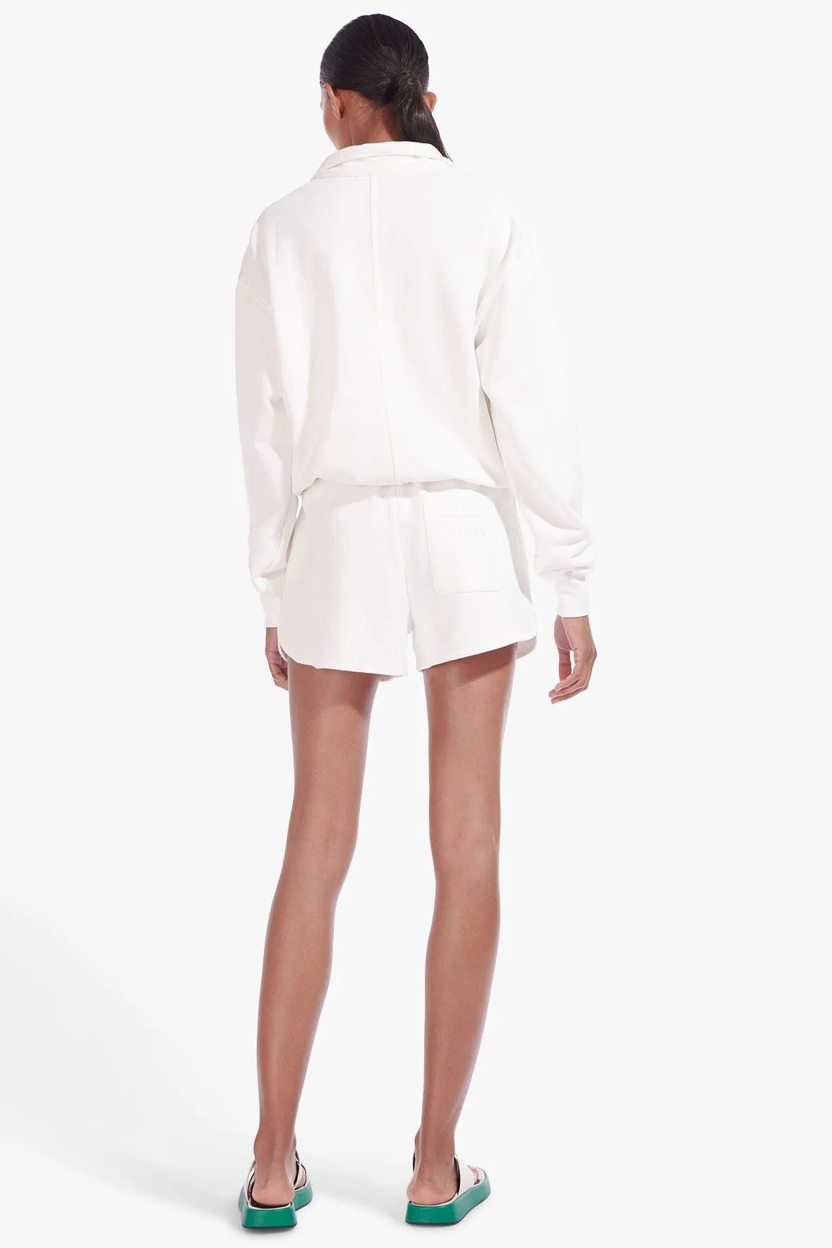 BUNGEE TRACK SHORT | WHITE