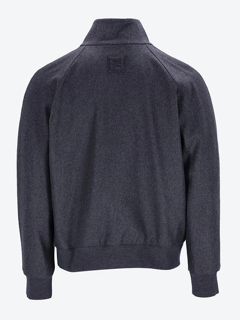 Cashmere ff embossed jacket