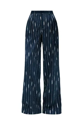 CHAMOMILE STRAIGHT HIGH WAIST DENIM FLOOR LENGTH PANTS