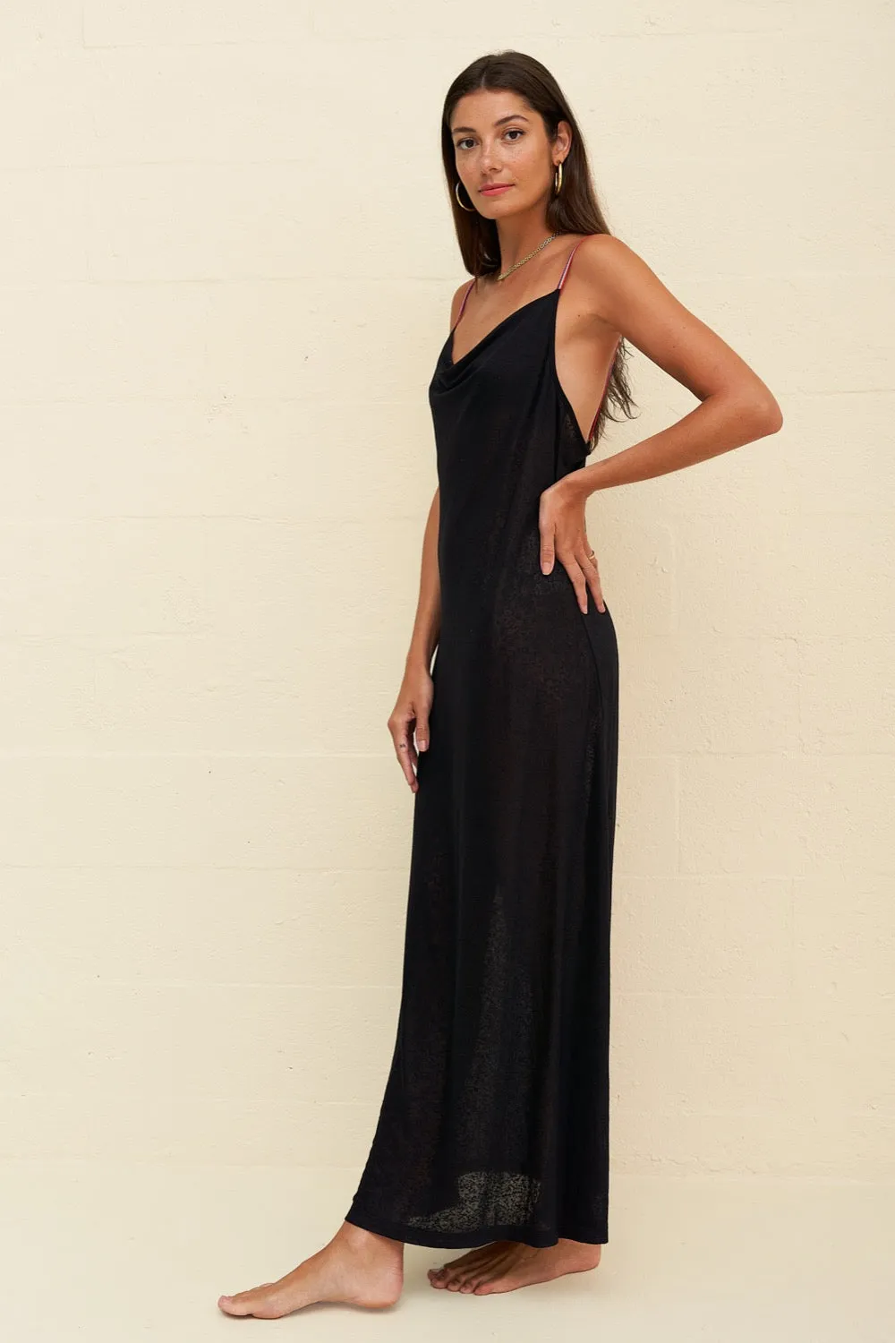 Cowl Neck Slip Dress