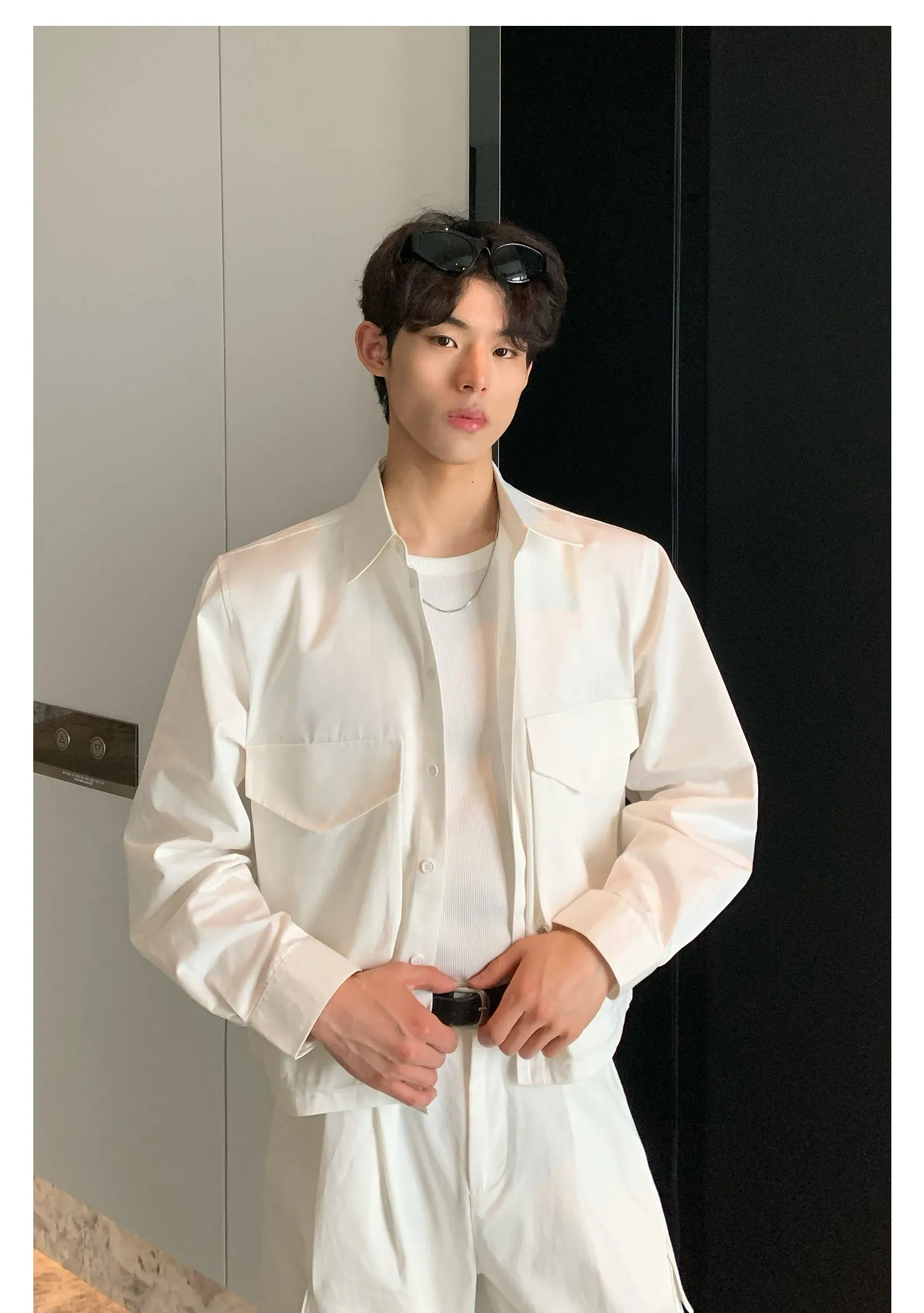 Cui Wide Pockets Versatile Jacket & Pants Set