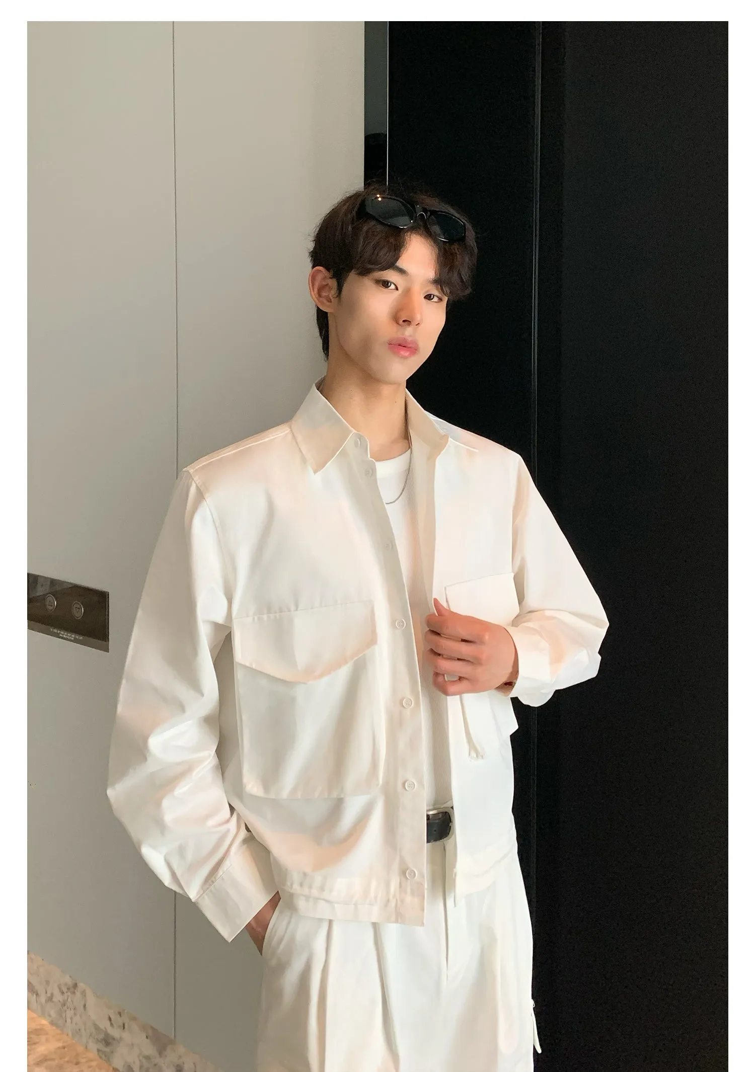 Cui Wide Pockets Versatile Jacket & Pants Set