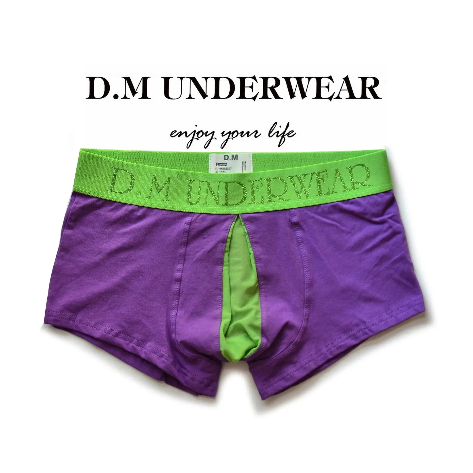 D.m Men's boxers underwear Letter Boxers