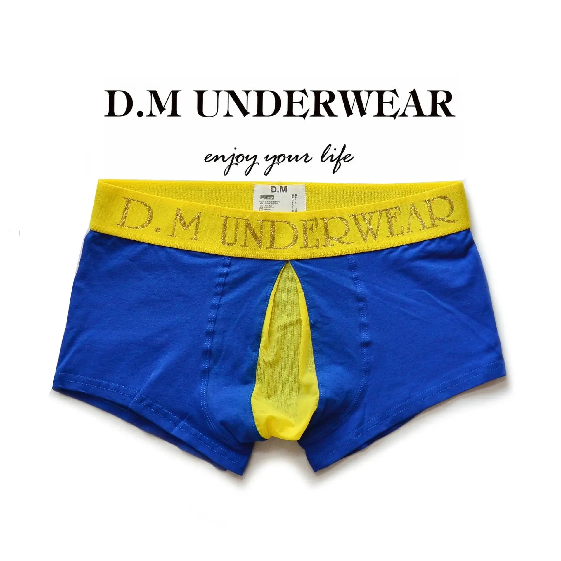 D.m Men's boxers underwear Letter Boxers