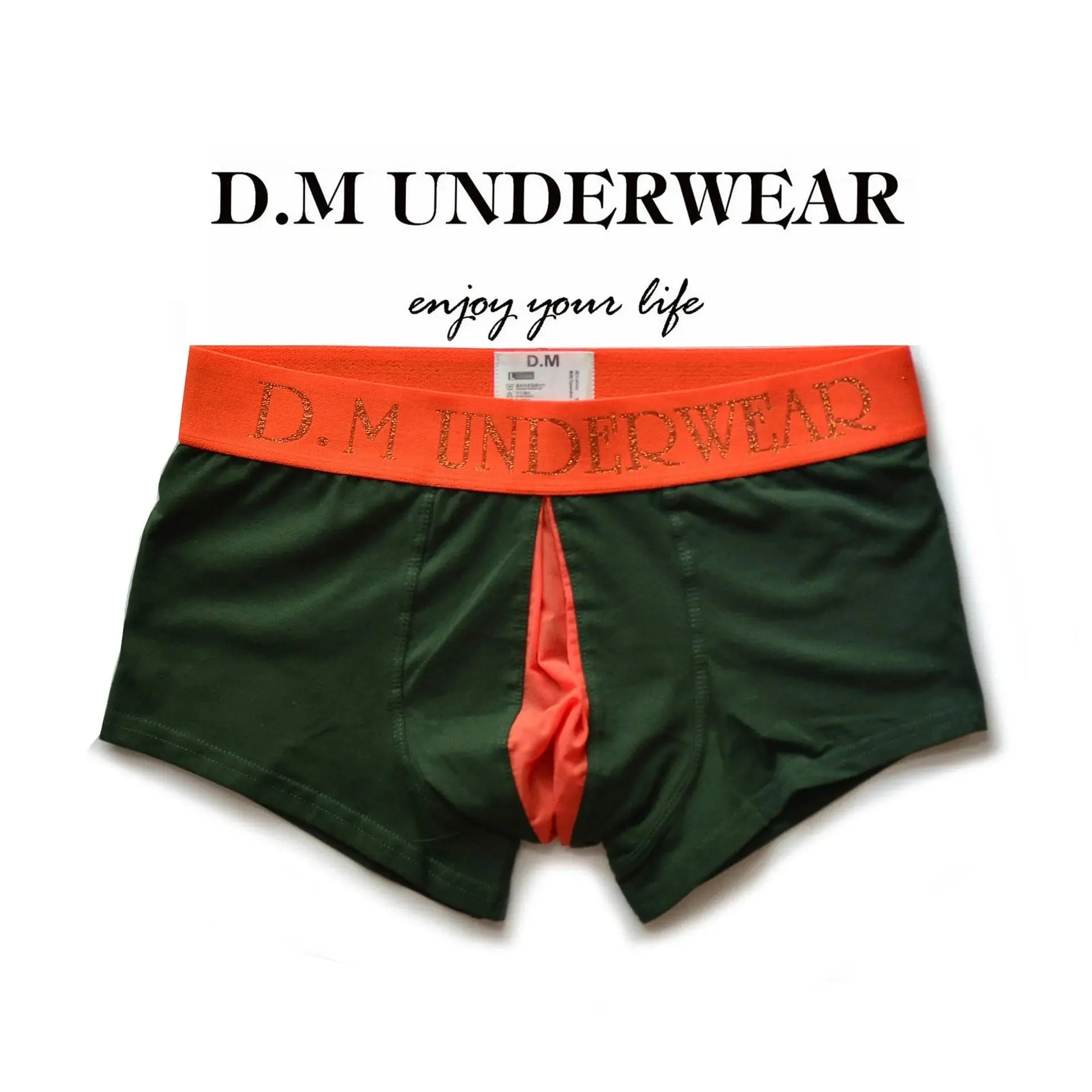 D.m Men's boxers underwear Letter Boxers