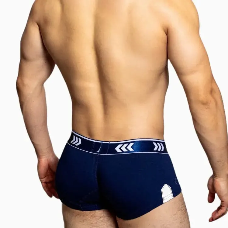 D.M Men's Underwear Low Waist Sexy Cartoon Smiley Boxers