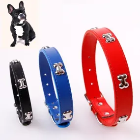 Dog's Leather Bone Collar BUY 1 GET 1 FREE