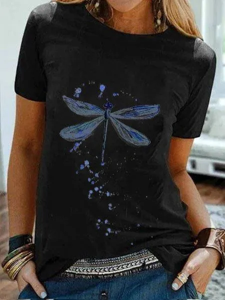 Dunnmall Cotton-Blend Casual Graphic Shirts & Tops