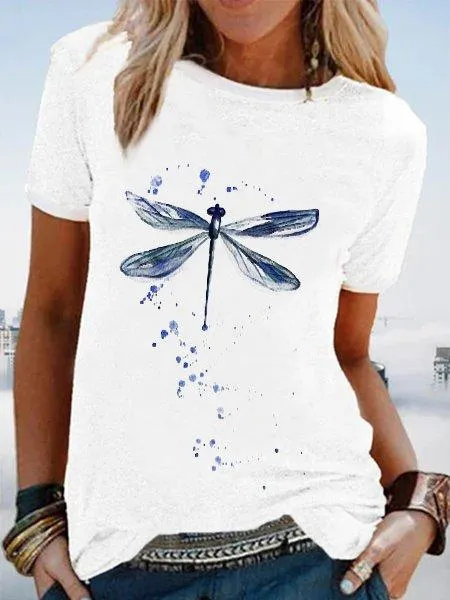Dunnmall Cotton-Blend Casual Graphic Shirts & Tops