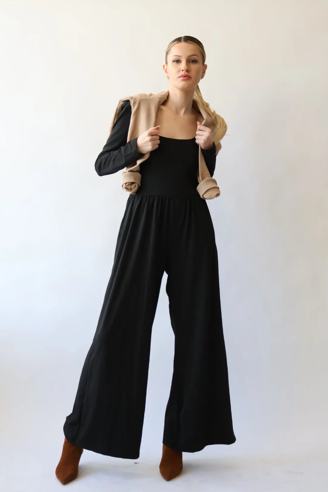 Emma Long Sleeve Everyday Jumpsuit