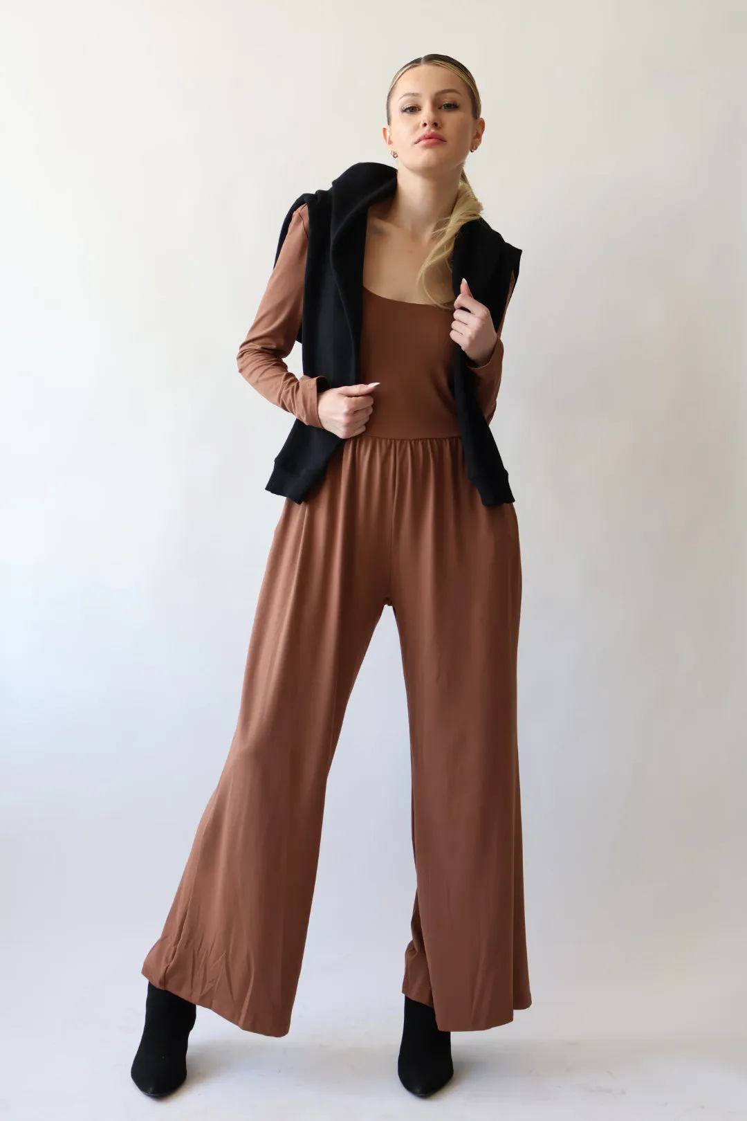 Emma Long Sleeve Everyday Jumpsuit