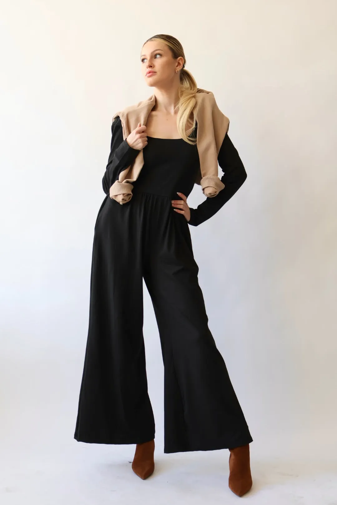Emma Long Sleeve Everyday Jumpsuit