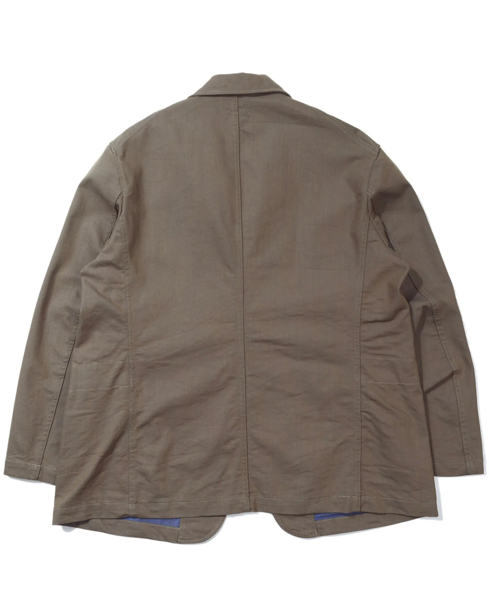 Engineered Garments Bedford Jacket Khaki/Blue PC Iridescent Heavy Twill