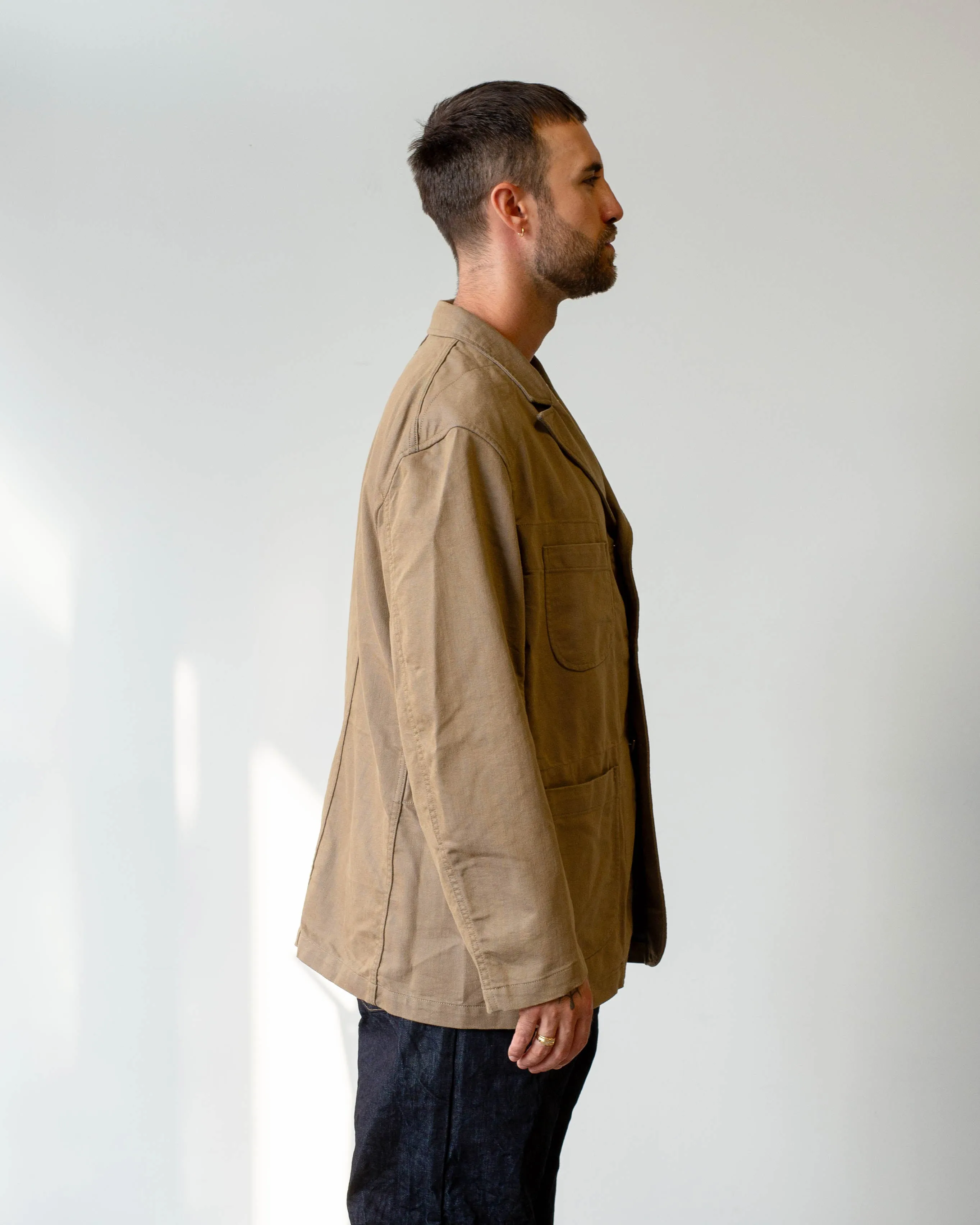 Engineered Garments Bedford Jacket Khaki/Blue PC Iridescent Heavy Twill