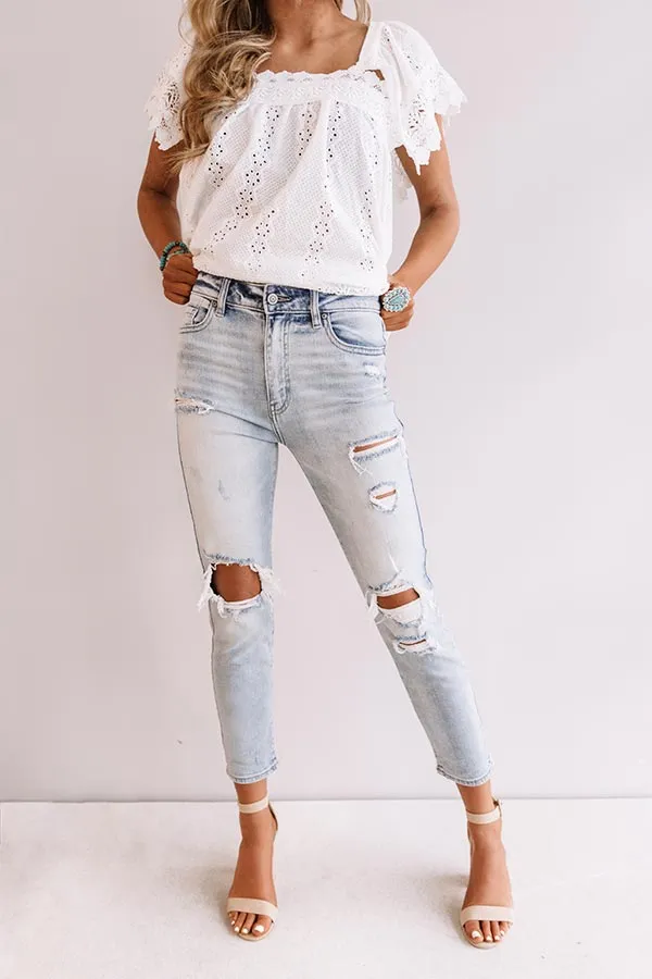 Eunina The Mabry High Waist Relaxed Skinny