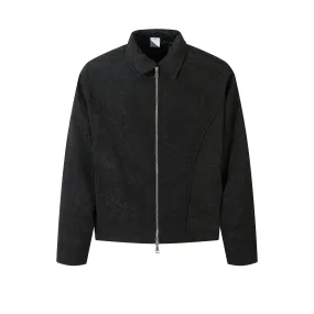 Faire Echo Cleanfit Textured Black Jacket