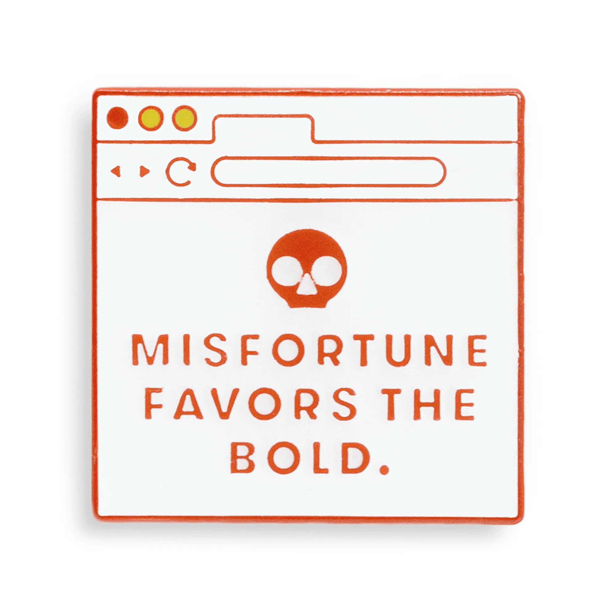 Fear Pong Enamel Pins