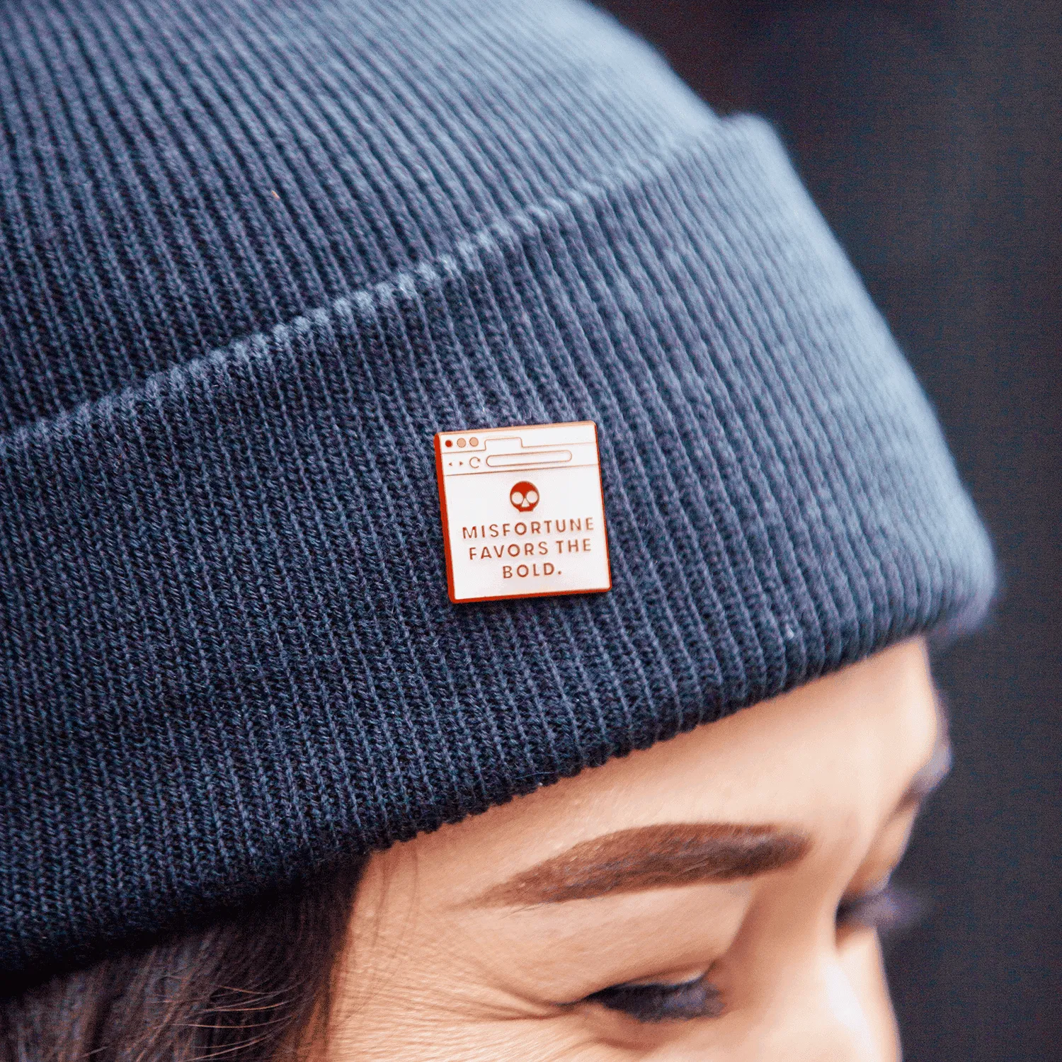 Fear Pong Enamel Pins