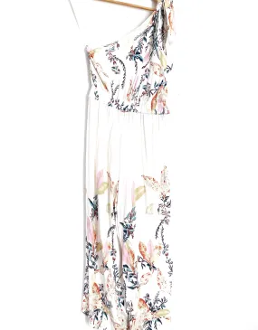 Free People One Shoulder Floral Jumpsuit- Size XS