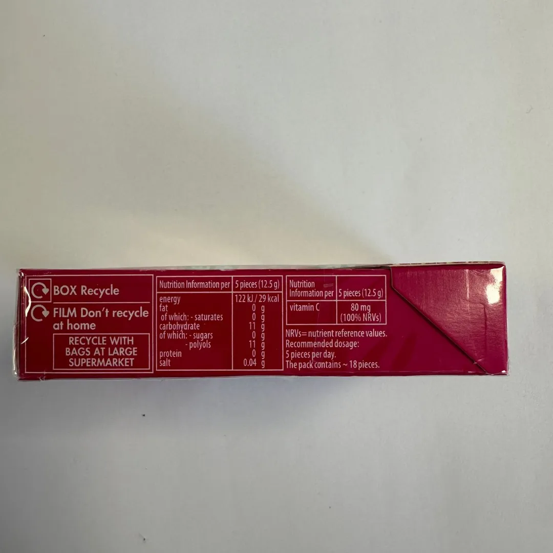 Fruittella Sugarfree Fruit Drop Red Berry 45g (A)