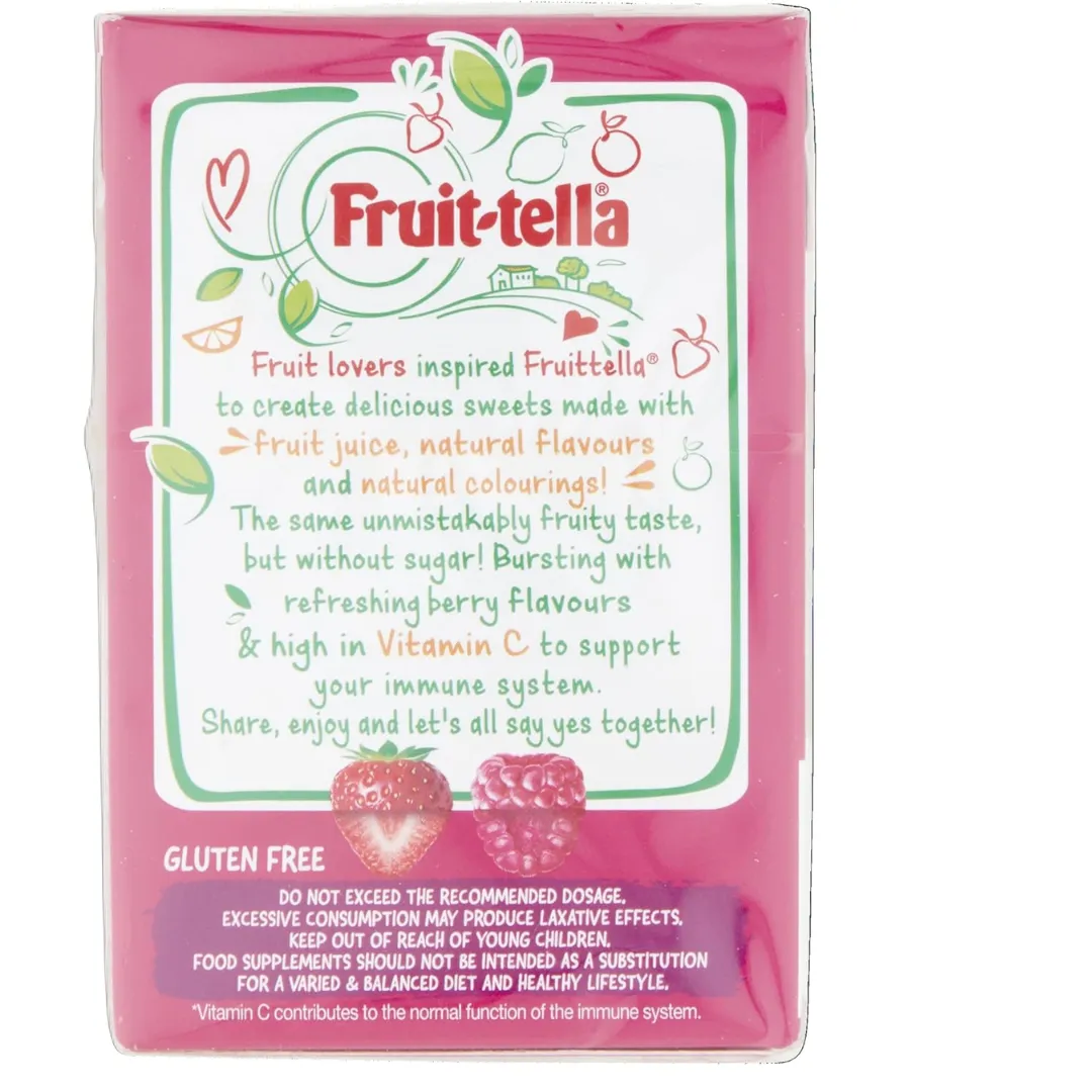 Fruittella Sugarfree Fruit Drop Red Berry 45g (A)